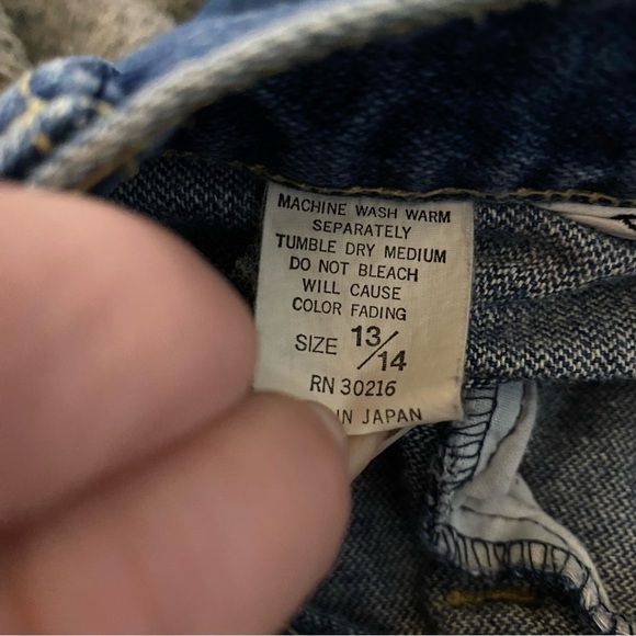 Vintage 80s Cristina’s High Rise Tapered Jeans Medium Wash Indigo 13/14 - Picture 6 of 12